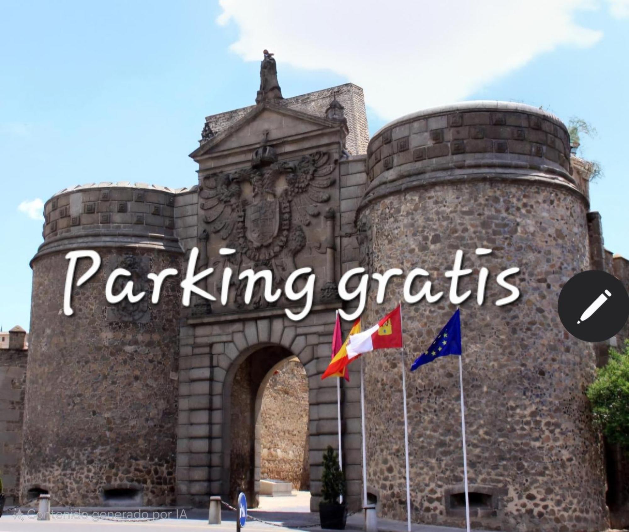Puerta De Bisagra-Parking Gratis- Con 2 Habitaciones Toledo Bagian luar foto